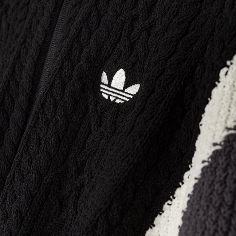 Adidas Retro Remix Cardigan - M / Black / Grey Strata / Off White - 5
