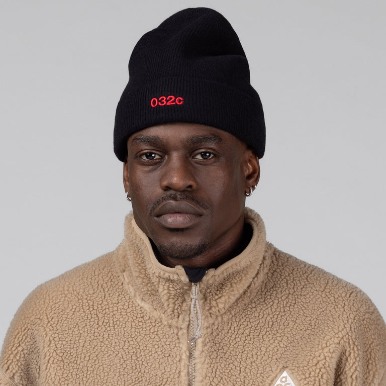 032c Logo Cashmere Blend Beanie