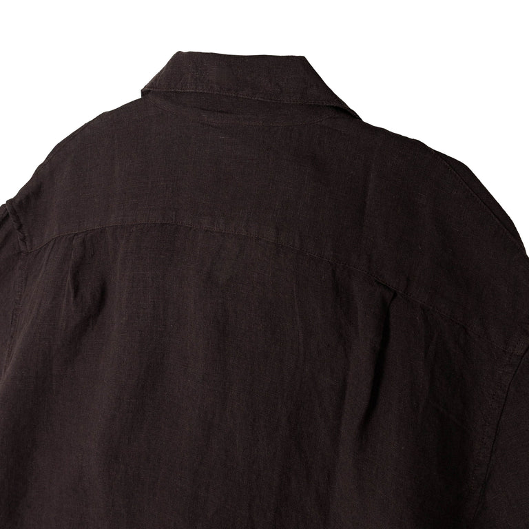 Lacoste	Relaxed Fit Linen Shirt - 39 / Buffalo - 3