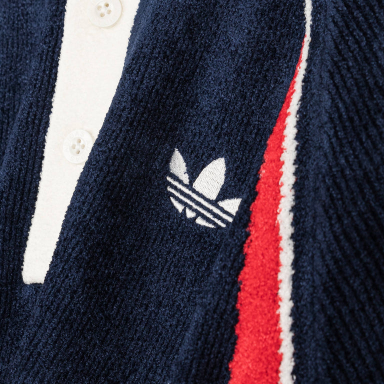 Adidas Retro Remix Teamgeist Poloshirt - XXL / Night Indigo / Better Scarlet / Off White - 5
