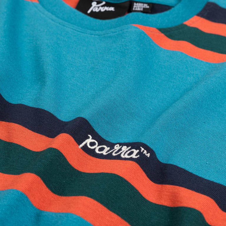 By Parra Script Striped T-Shirt