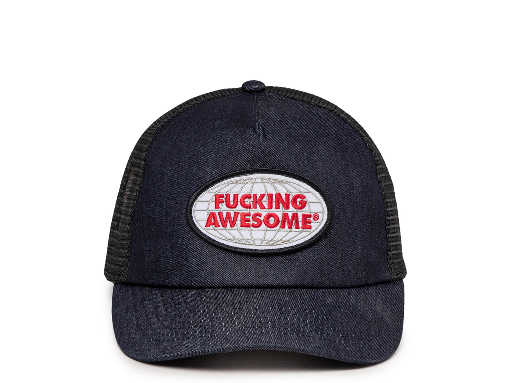 【FUCKING AWESOME】BUFFALO SNAPBACK DENIM Fucking Awesome Men's Buffalo Snapback in Denim Fucking Awesome