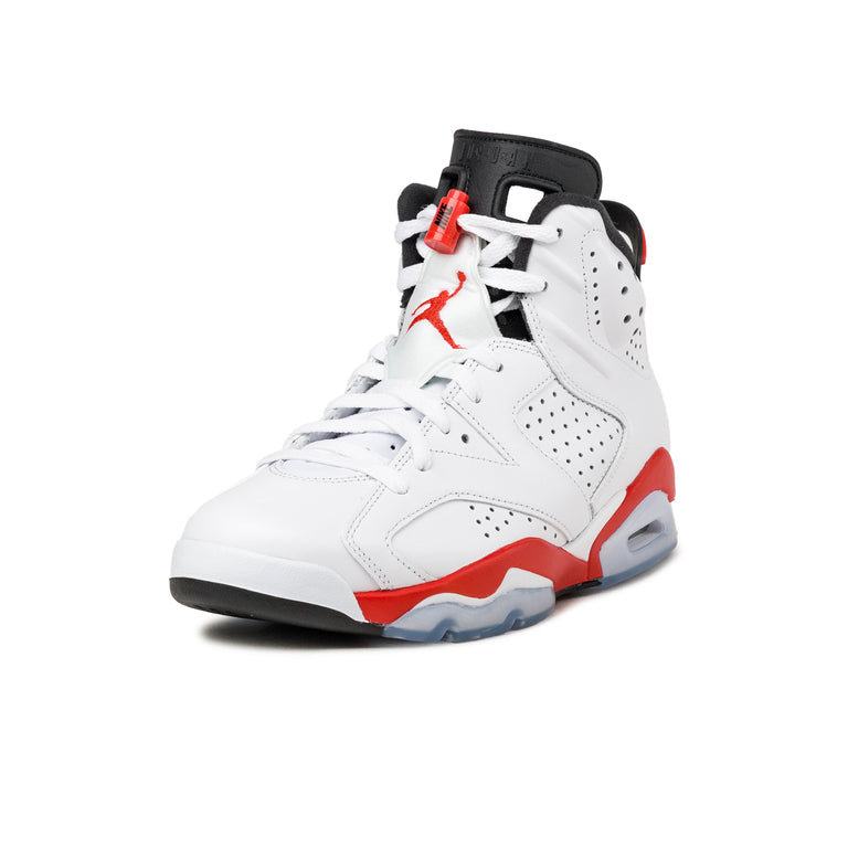 Nike Air Jordan 6 Retro - 35.5 / White / White / Light Crimson / Black - 2
