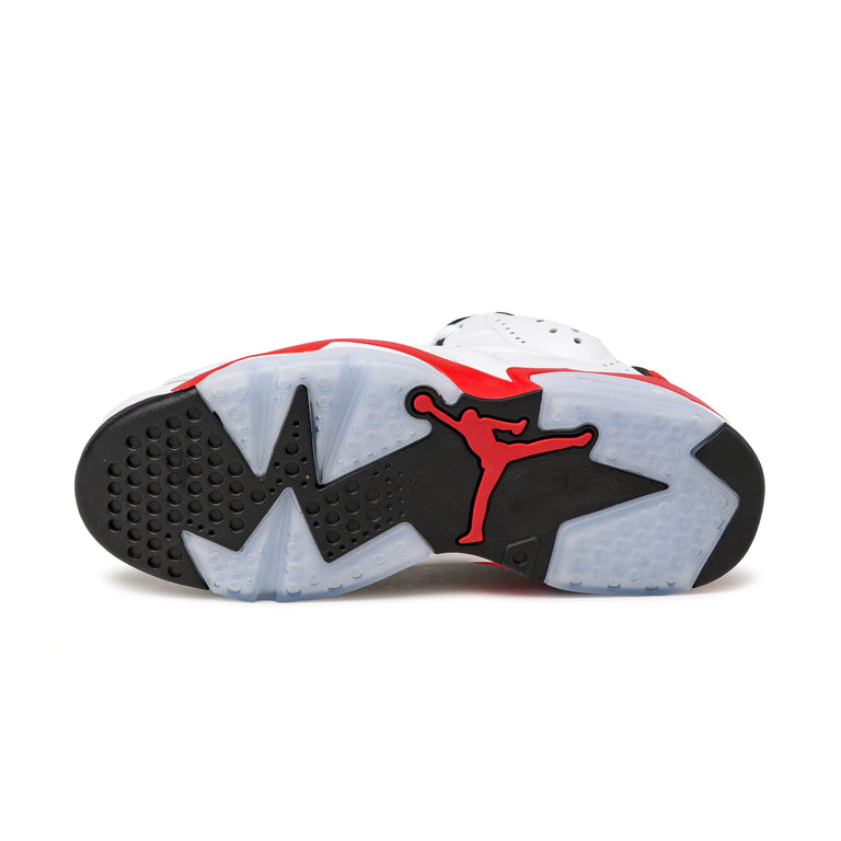 Nike Air Jordan 6 Retro - 35.5 / White / White / Light Crimson / Black - 4
