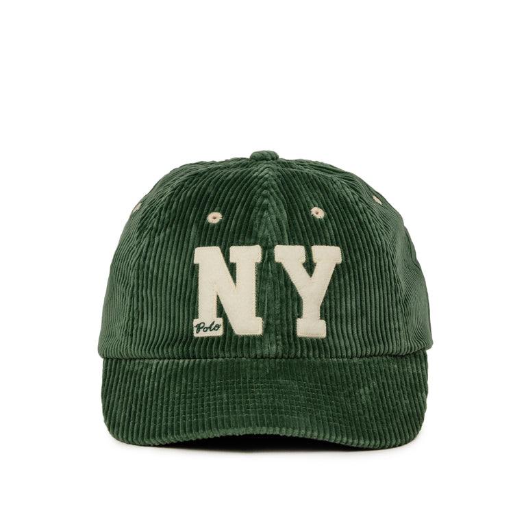 Polo Ralph Lauren NY Logo Corduroy Ball Cap
