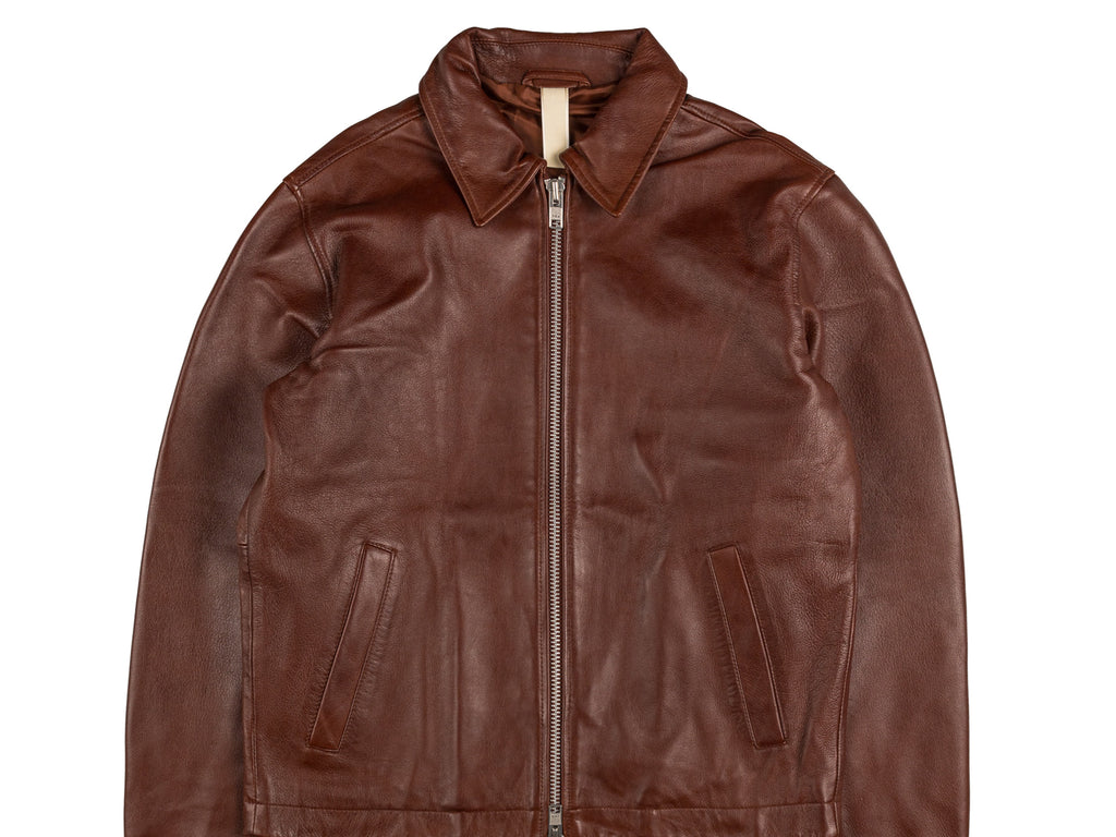 sunflower　シードレイク　ギャザージャケット Sunflower Short Leather Jacket | Apparel » Buy online now!