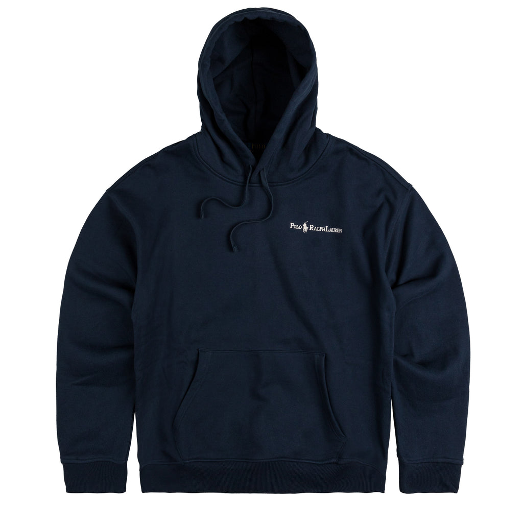 【関税&送料込】Polo Ralph Lauren Navy Blue Hoodie With Logo NWT Polo Ralph Lauren Navy Blue RL Monogram Letterman Hoodie