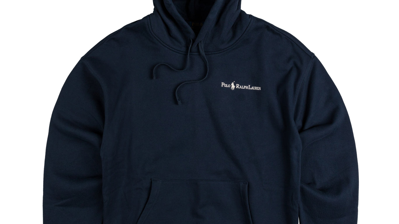 【POLO RALPH LAUREN】◆UNISEX LOGO HOODIE◆【正規品】 Polo Ralph Lauren Double Knit Center Logo Hoodie Black at
