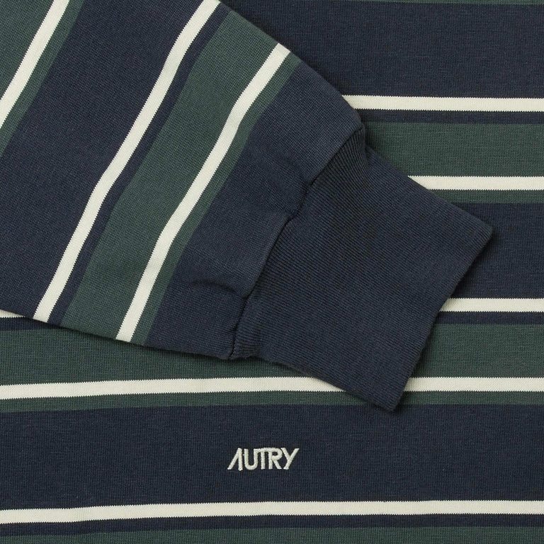 Autry Striped Polo Jersey - XXL / Green / Blue - 4
