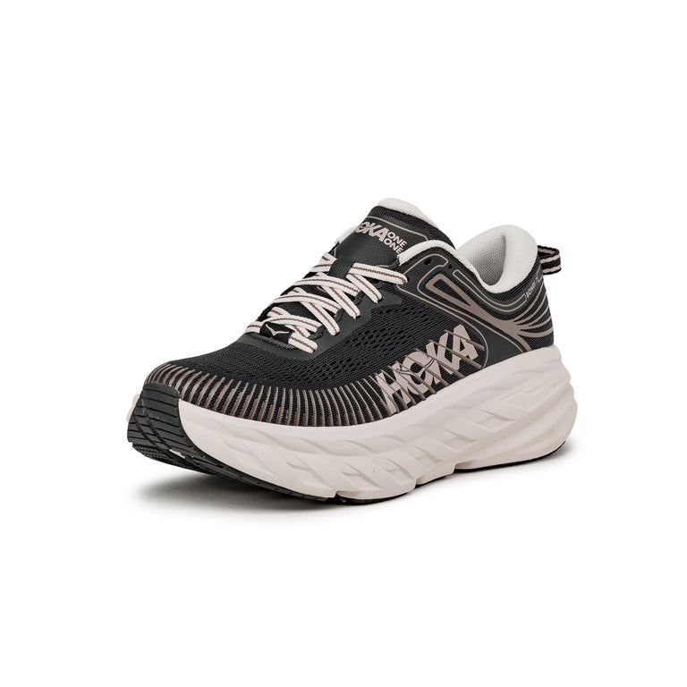 HOKA Bondi 7 W - 38 / Black / Rose Cream - 2