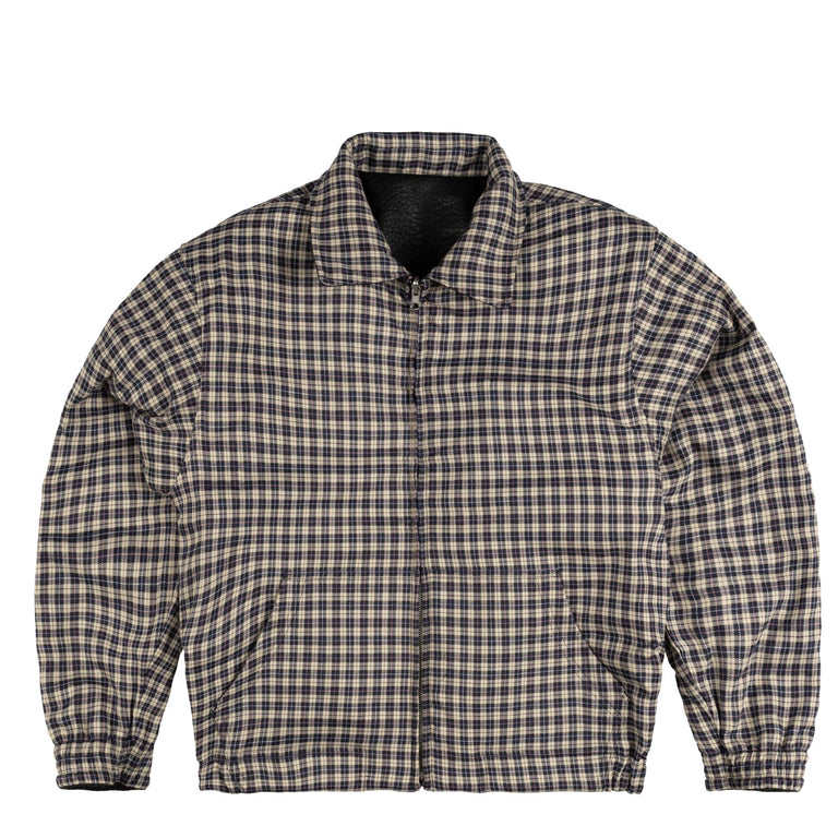 Arte Antwerp Reversible Plaid Leather Jacket