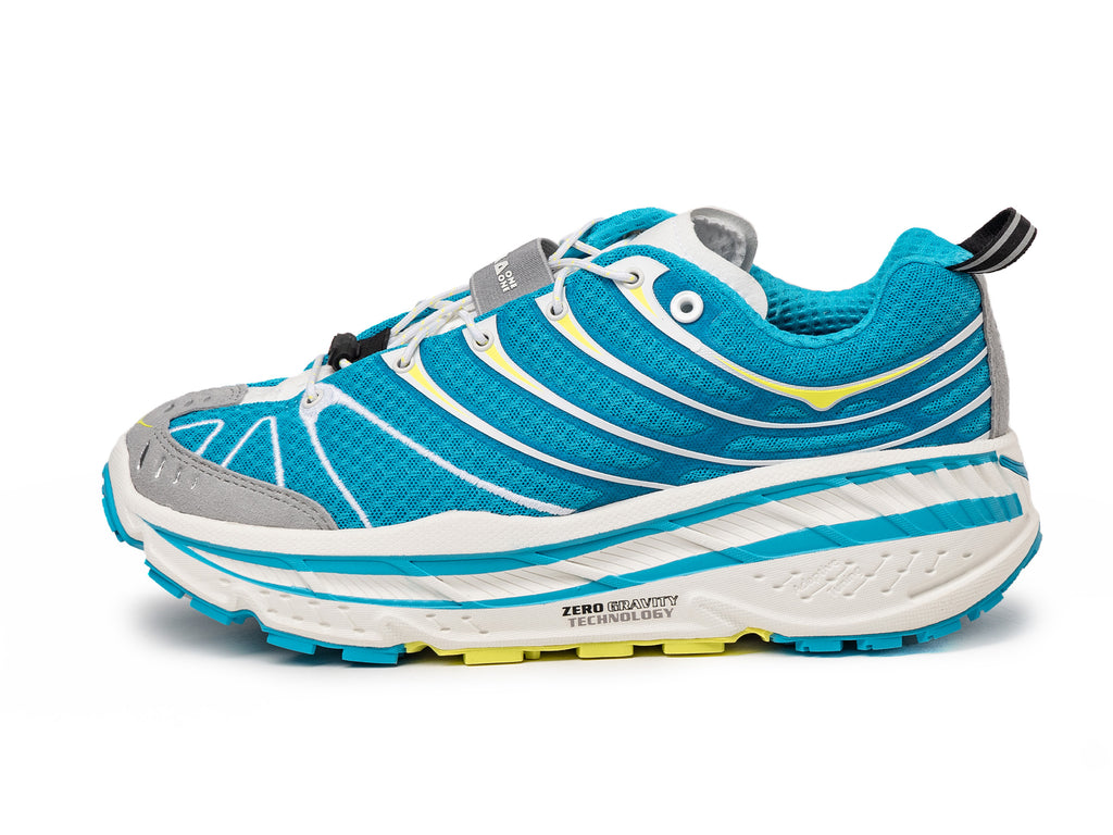 シュンキ HOKA HOKA Women's Challenger 7 Trail Running Shoes - Harbor Mist/Spruce