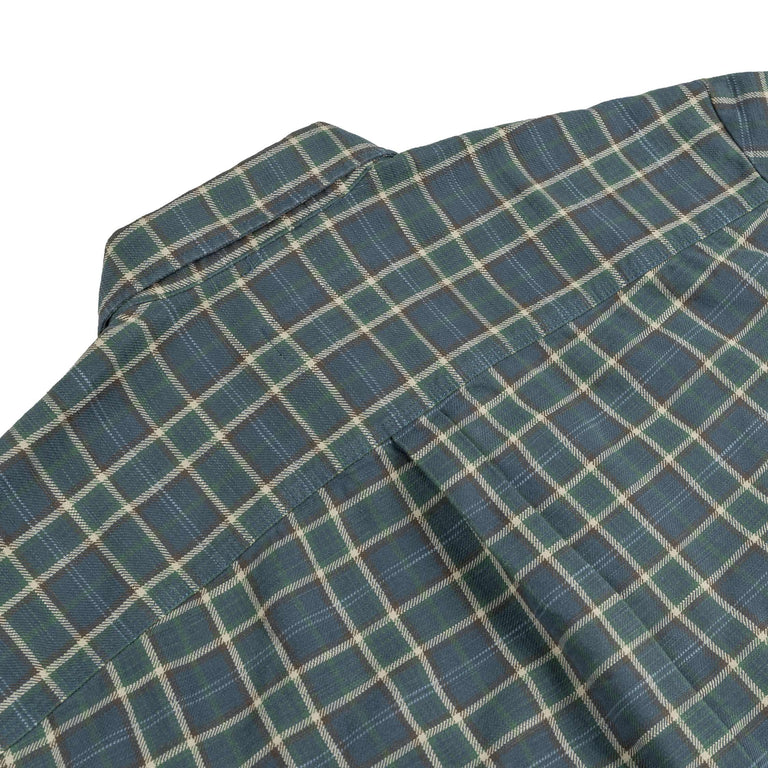 ERL Green Plaid Overshirt Woven (Green)