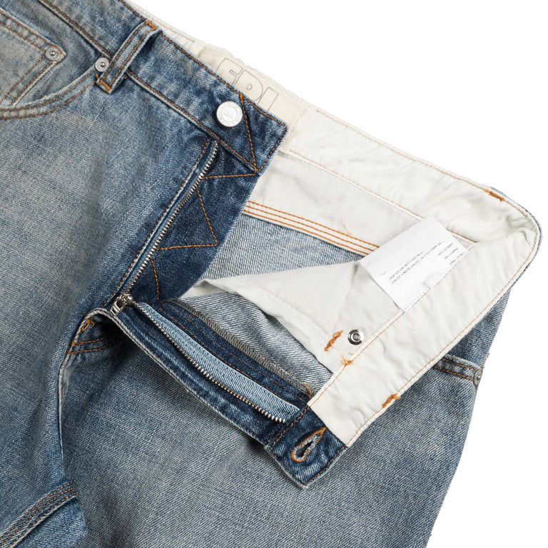 ERL Breakwater Wash Denim Jeans Woven (Blue)