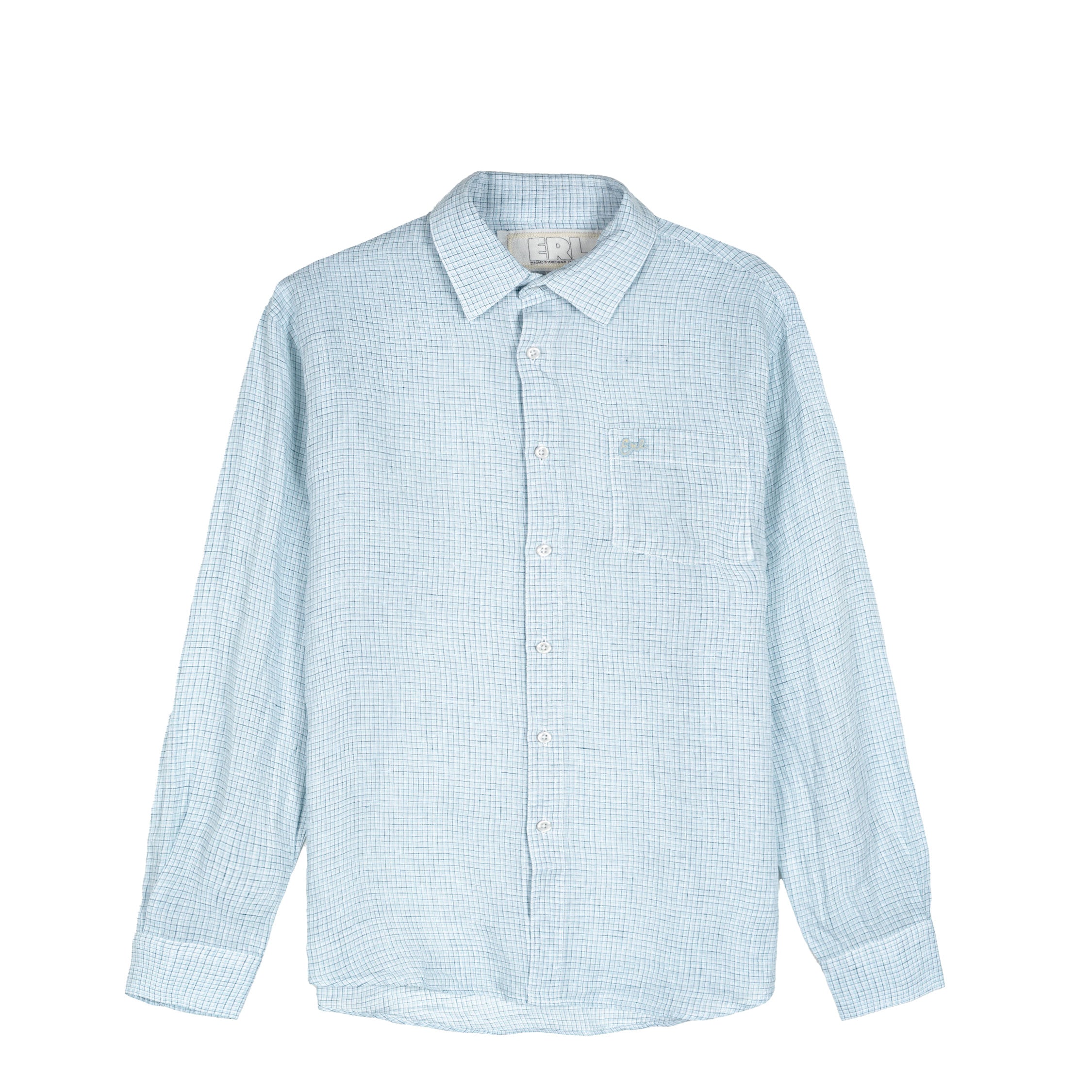 トップス ERL UNISEX BLUE PLAID SHIRT WOVEN / BLUE ERL Plaid Shirt Woven | Apparel » Buy online now!