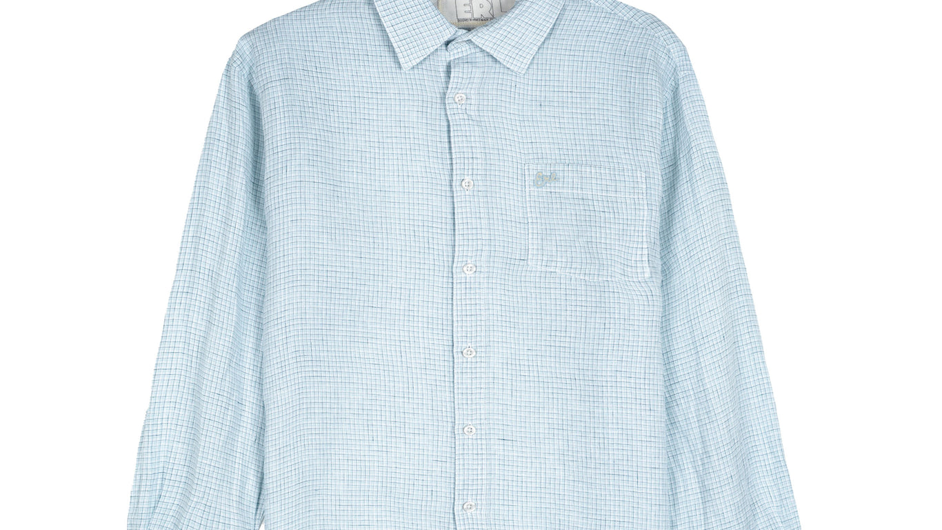 【ERL】UNISEX BLUE PLAID SHIRT WOVEN S ERL Plaid Shirt Woven | Apparel » Buy online now!