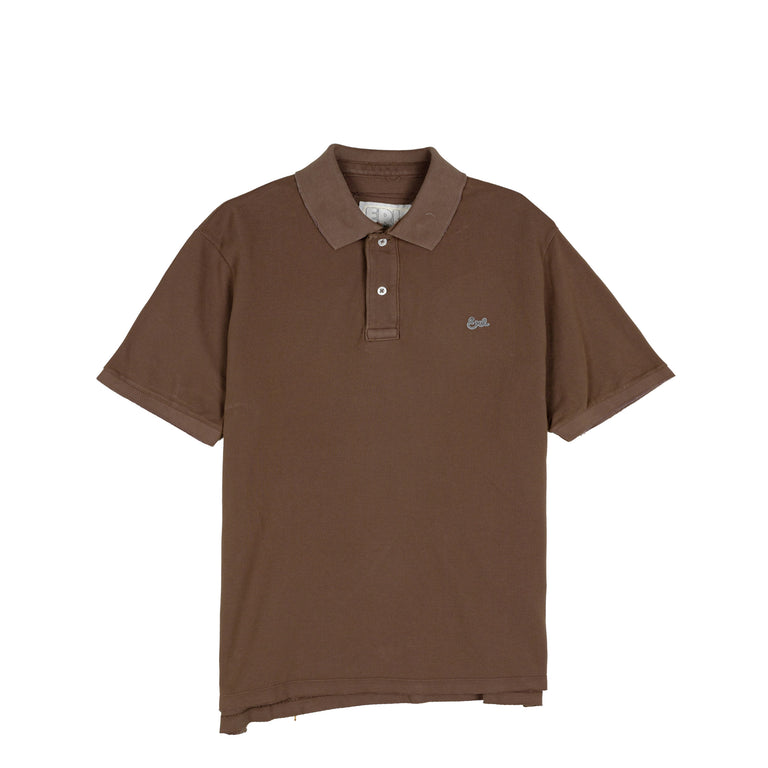 ERL Polo Tee Knit - S / Brown
