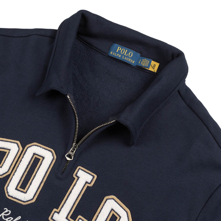 Polo Ralph Lauren Logo Fleece Collared Sweatshirt