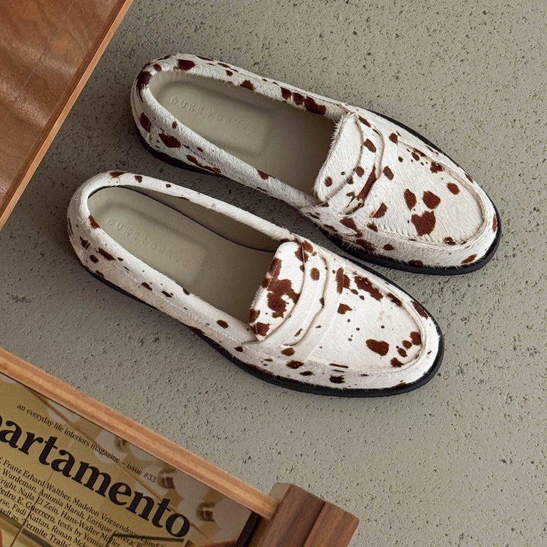 Duke + Dexter Wilde Pony Loafer W onfeet