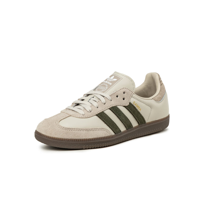 Adidas Samba OG - 48 2/3 / Aluminum / Medium Dark Khaki / Gum 5 - 2
