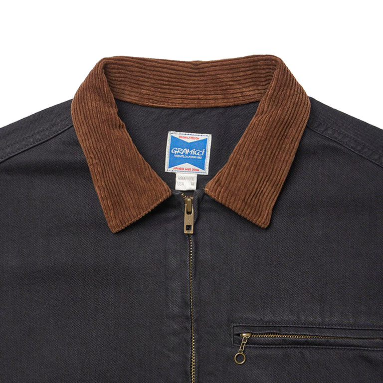 Gramicci Japanese Denim Trucker - S / True Black - 3
