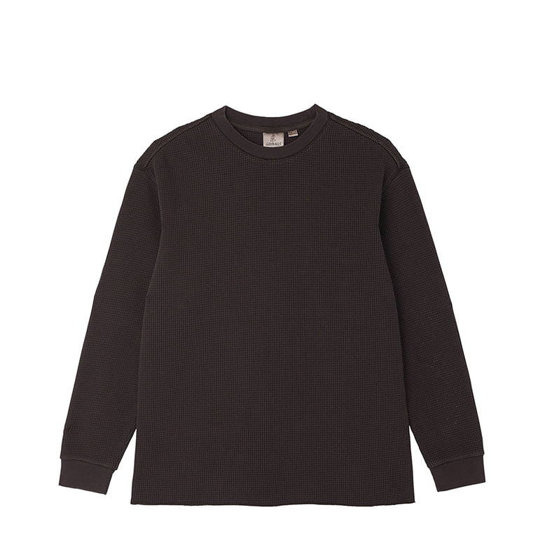 Gramicci Waffle Crew - S / Fossil Pigment - 1
