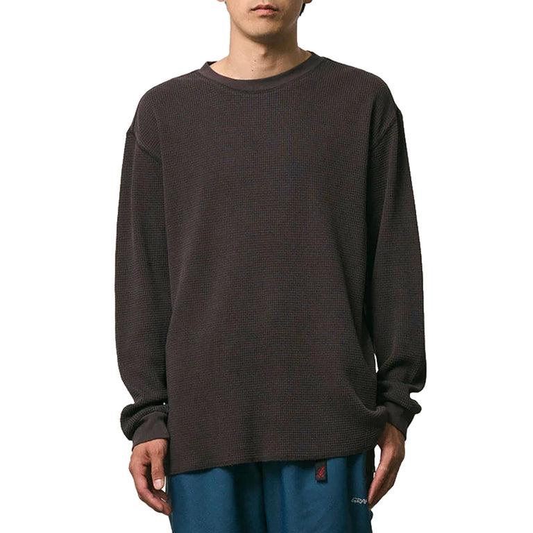Gramicci Waffle Crew - S / Fossil Pigment - 3
