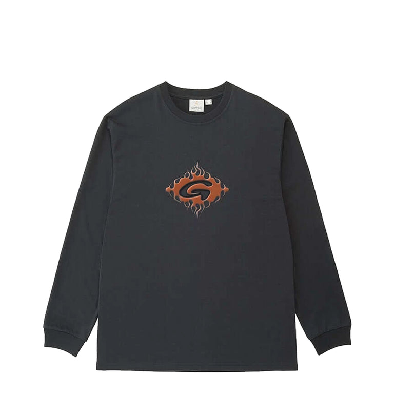 Gramicci Flames Longsleeve Tee - S / Vintage Black - 1
