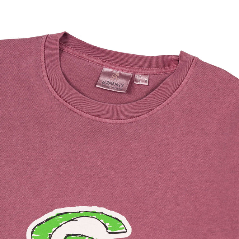 Gramicci G-Scribble Tee Pigment Dyed - M / Red Pigment - 2