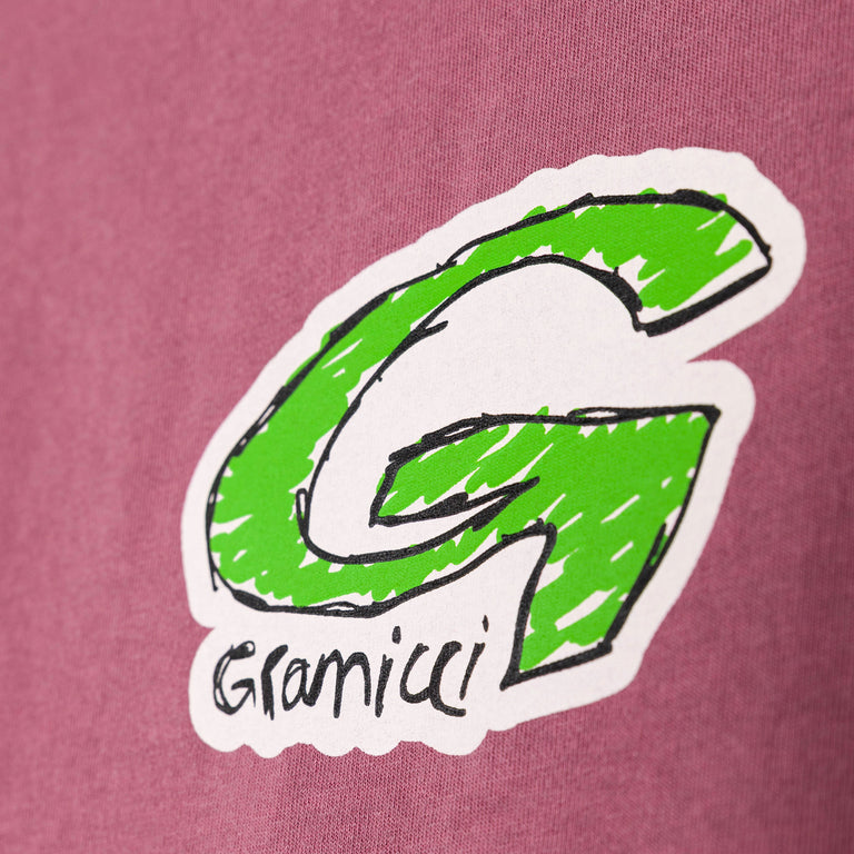 Gramicci G-Scribble Tee Pigment Dyed - M / Red Pigment - 3