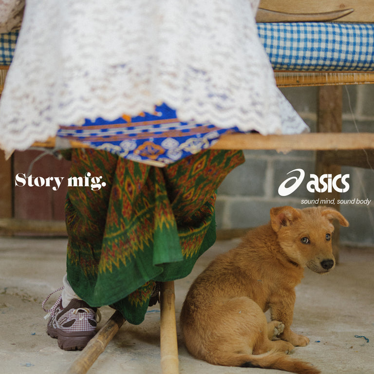 Asics x STORY MFG. GEL-Venture 6 onfeet