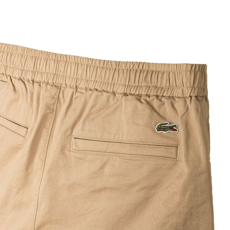 Lacoste Stretch Cotton Shorts - S / Beige - 4