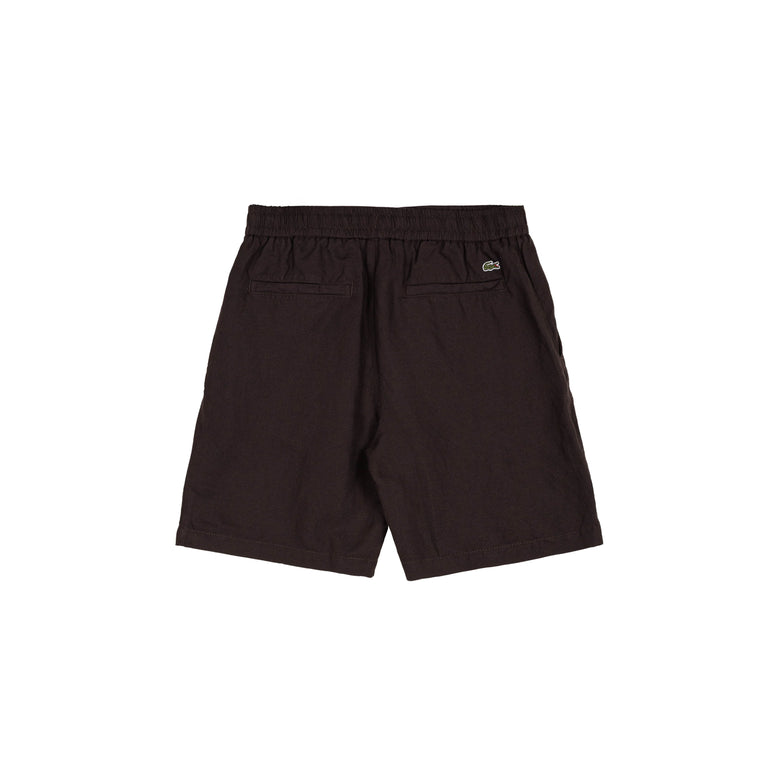 Lacoste	Linen Blend Twill Shorts - L / Buffalo - 2