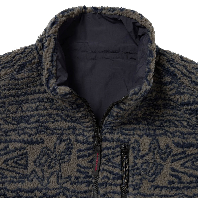 Gramicci x thisisneverthat Reversible Fleece Vest - S / Dark Navy - 3
