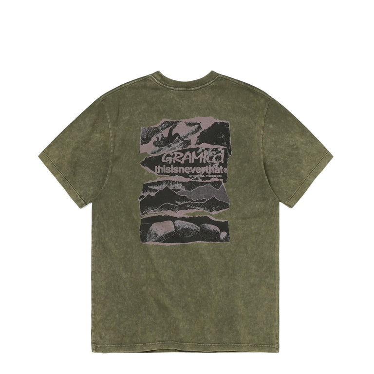 Gramicci x thisisneverthat Original Freedom Tee - S / Dark Olive
