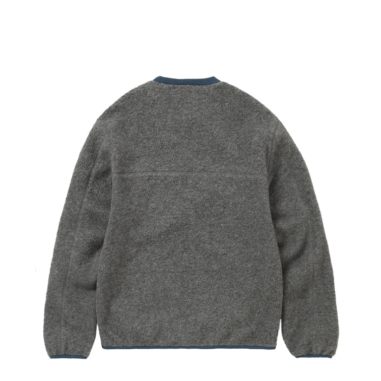 thisisneverthat *Gore-Tex Windstopper* Wool Fleece Crewneck - L / Heather Grey - 2
