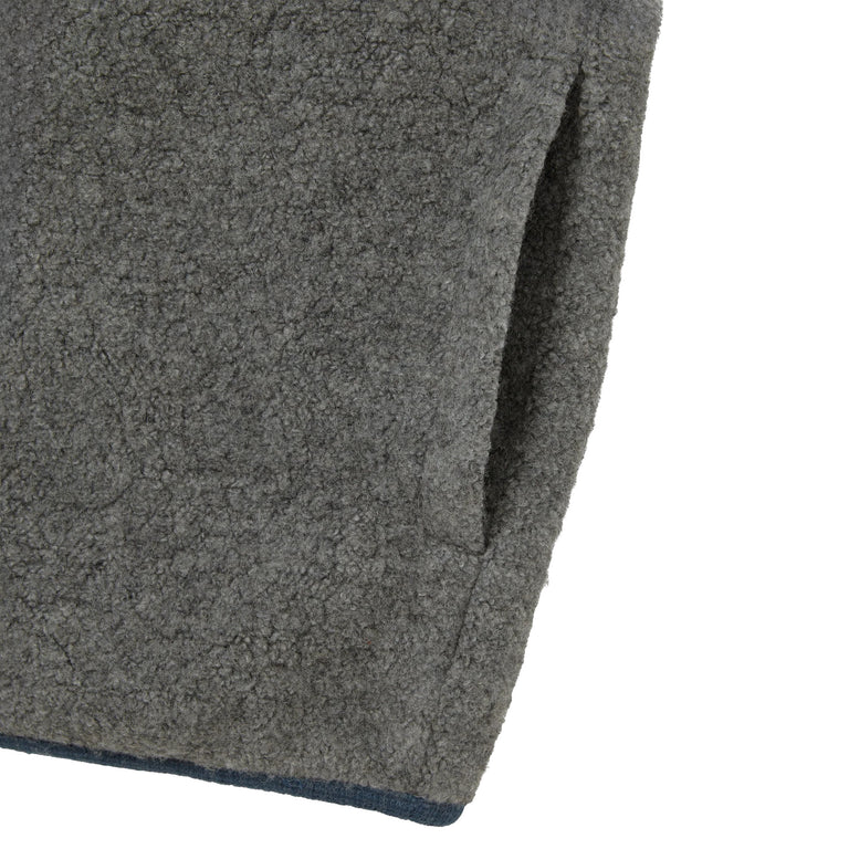 thisisneverthat *Gore-Tex Windstopper* Wool Fleece Crewneck - L / Heather Grey - 4
