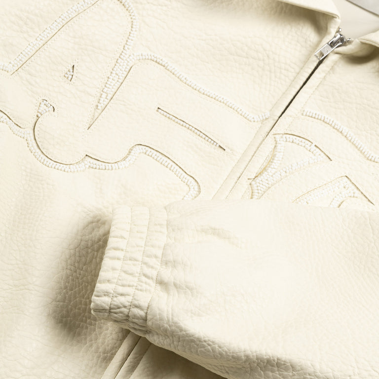 Arte Antwerp Big Logo Leather Jacket