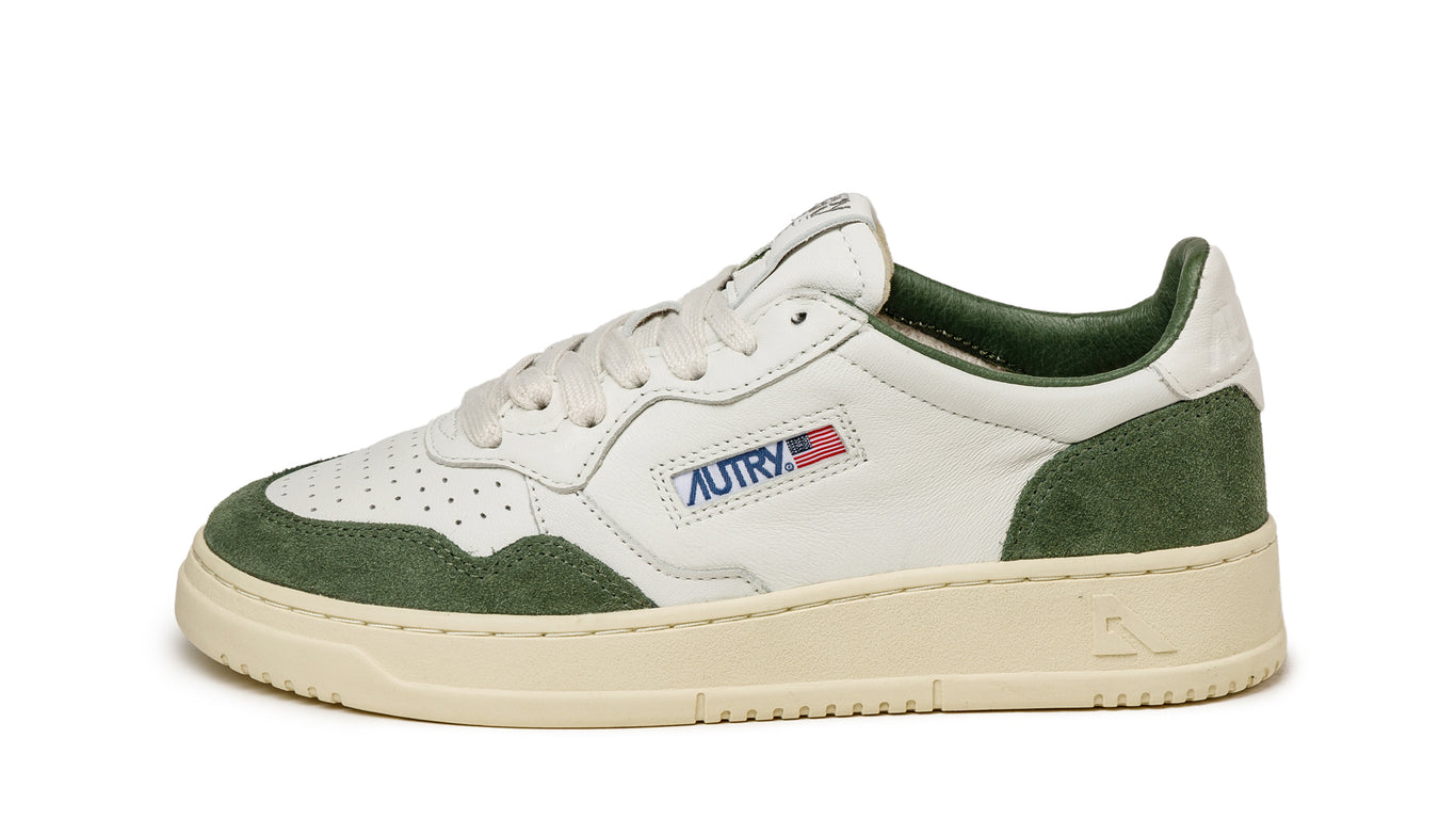 スニーカー AUTRY MEDALIST LOW WOM GOAT/SUEDE WHT/TOBACCO (AULW GS43) Autry Medalist Low Goat/Suede Wht/Tobacco AULM-GS43 - Welcome