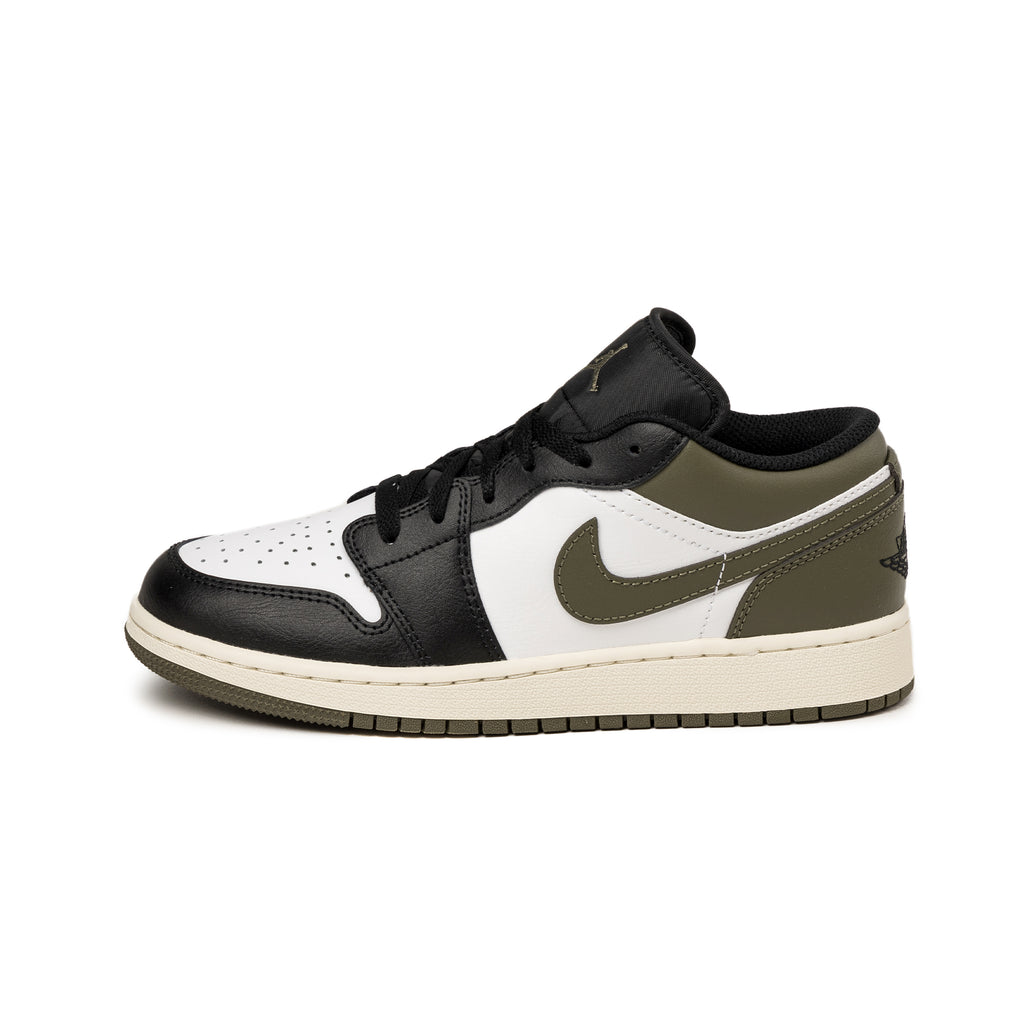 靴 Nike Air Jordan 1 Low Black/White/Olive Nike Air Jordan 1 Low *GS* Sneaker » Buy online now!