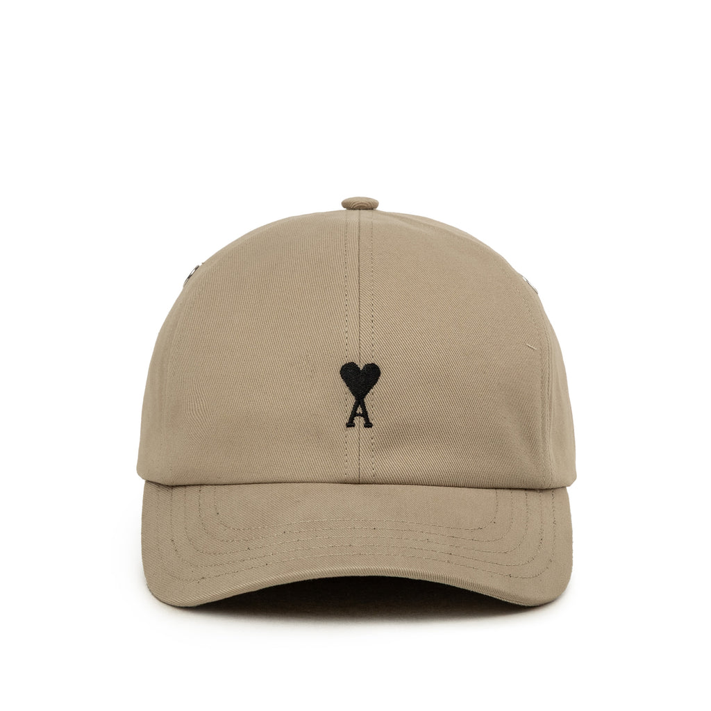 ami paris　AMI DE COEUR EMBROIDERY CAP Black Red Ami De Coeur Embroidery Cap | AMI PARIS