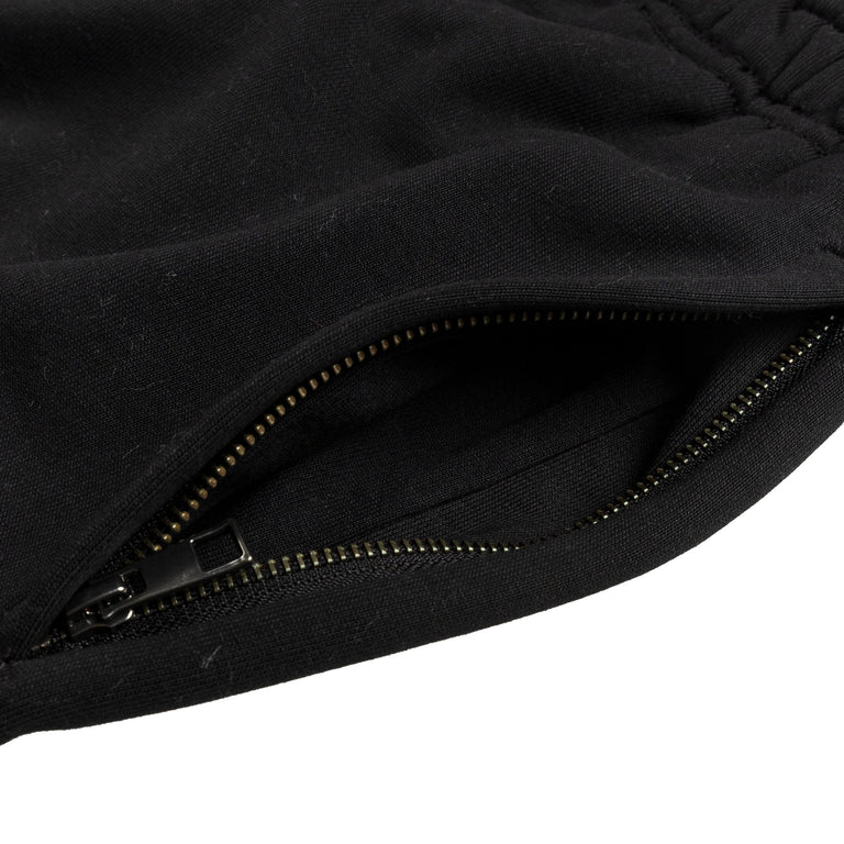 Nike	Solo Swoosh Cuffed Fleece Pants - XXL / Black / Black / White - 3
