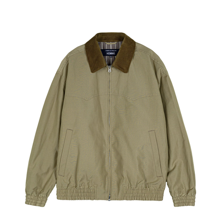 Comme des Garcons Homme	Ruched Zip Jacket - L / Beige
