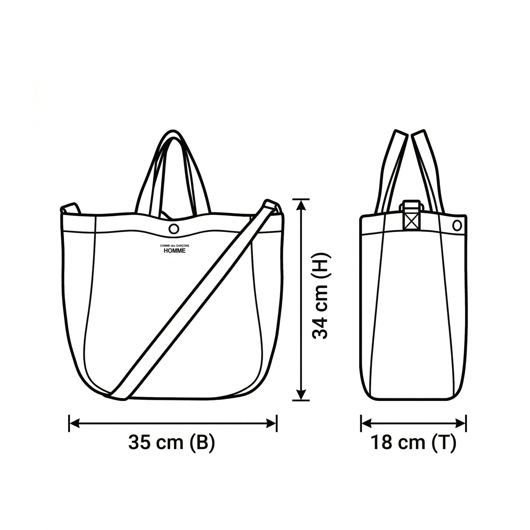 Comme des Garcons Homme CDG Tote Bag | Accessoires » Buy online now!