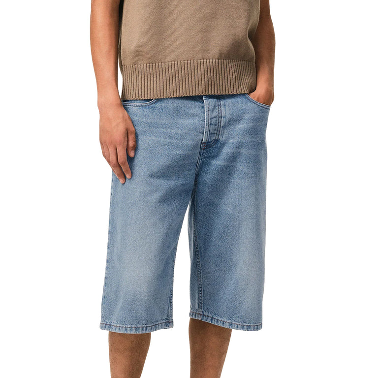 AMI Paris	Large Fit Bermuda Shorts - 34 / Used Blue - 3