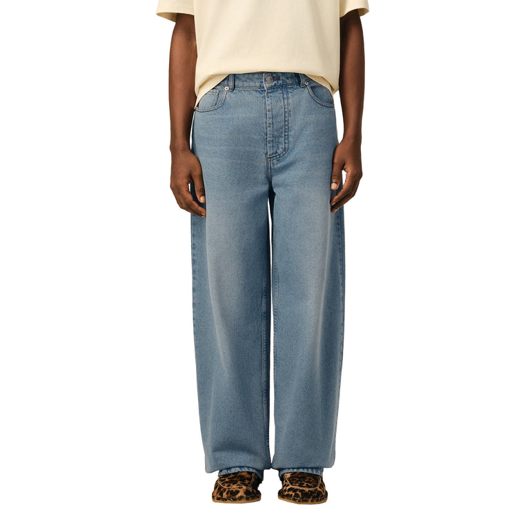 AMI Paris Baggy Fit Jeans - 29 / Bleu Used - 2