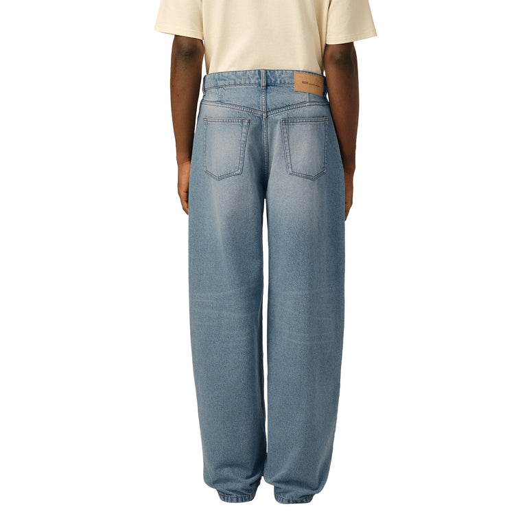 AMI Paris Baggy Fit Jeans - 29 / Bleu Used - 3