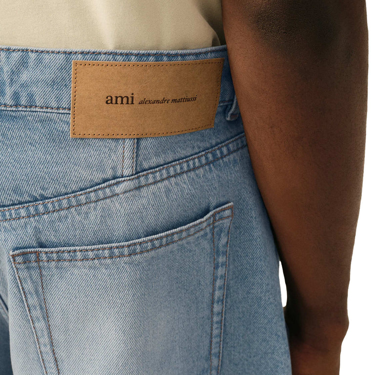 AMI Paris Baggy Fit Jeans - 29 / Bleu Used - 4