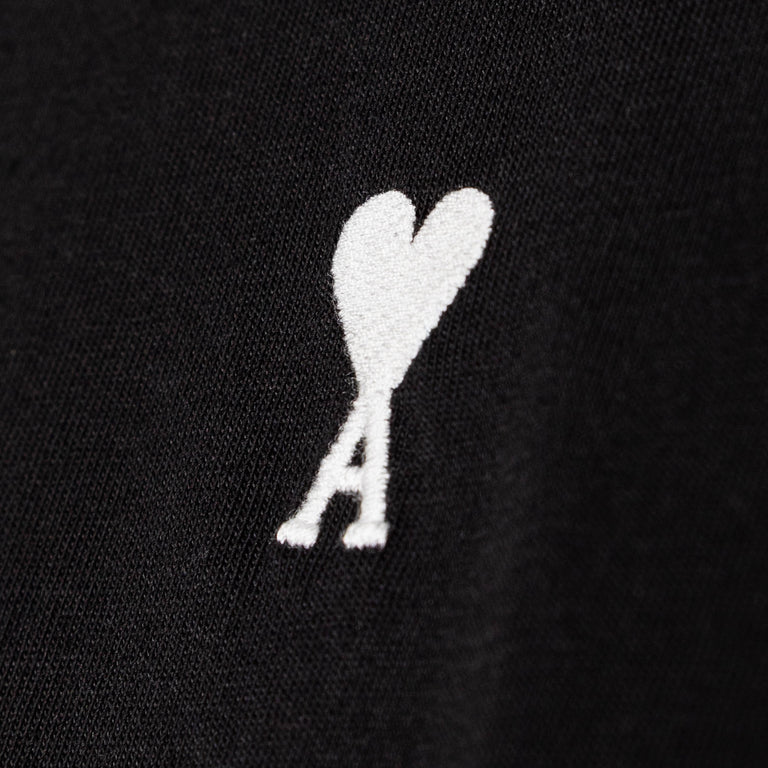 AMI Paris	Ami De Coeur T-Shirt - S / Black / White Cream - 3