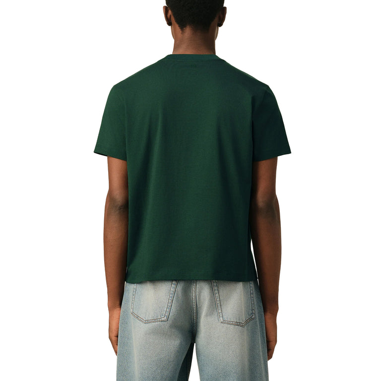 AMI Paris	Ami De Coeur T-Shirt - XL / Vert Bouteille / Noir - 3